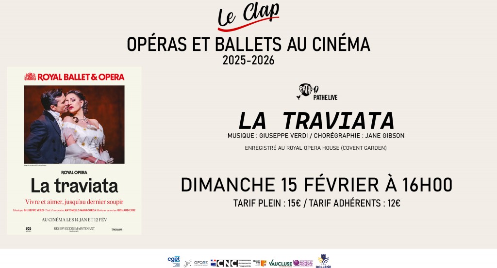 actualité Opéra au Cinéma / La Traviata