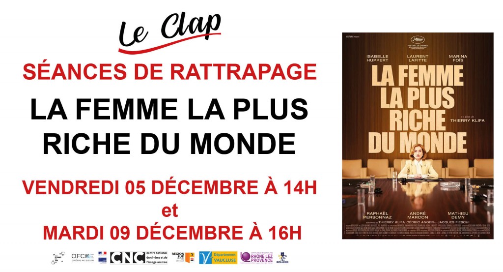 actualité Séance de Rattrapage / La Femme la Plus Riche du Monde