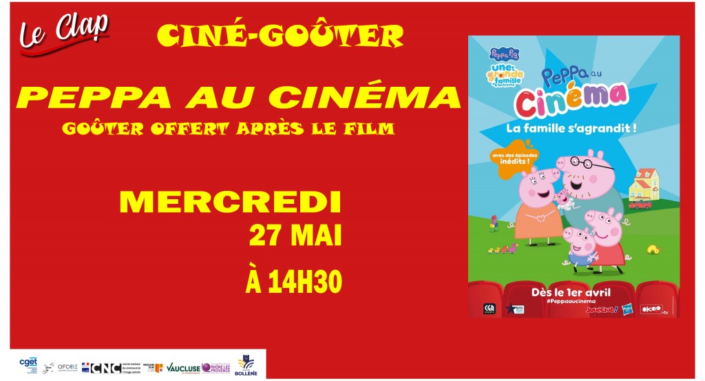 actualité Ciné-Gouter / PEPPA  AU CINEMA