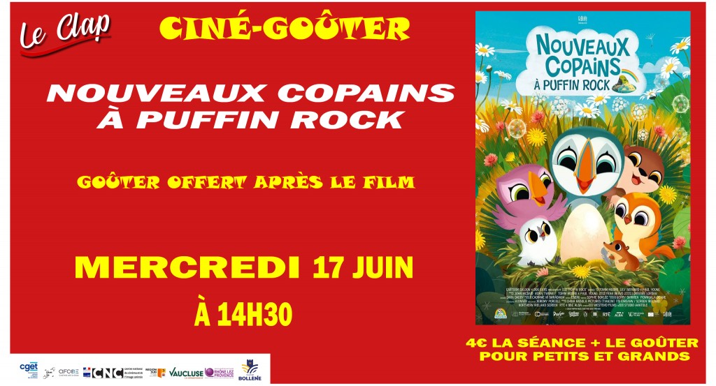 actualité Ciné-Gouter / Nouveaux Copains à Puffin Rock
