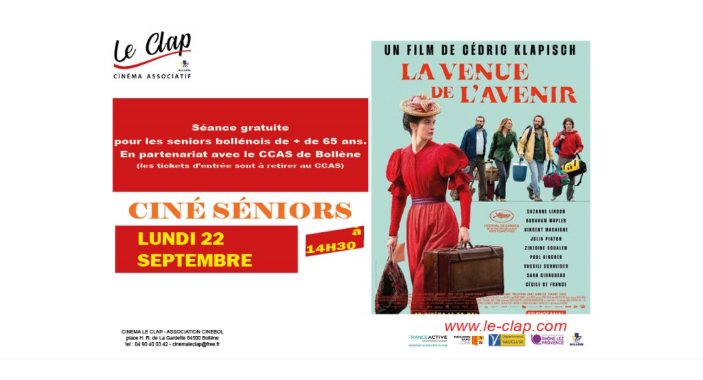 actualité Ciné-Seniors / Septembre
