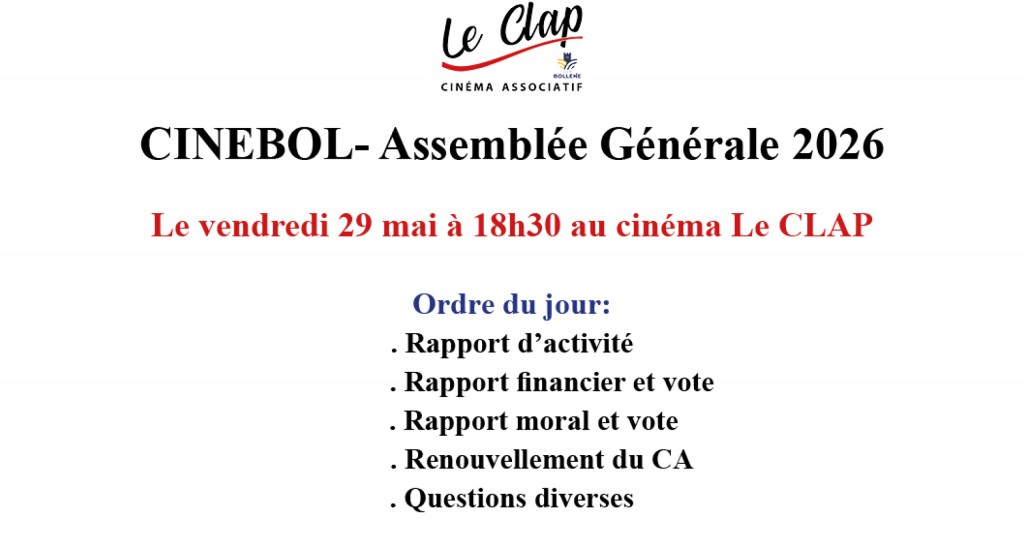 actualité Convocation AG / Juin 2026
