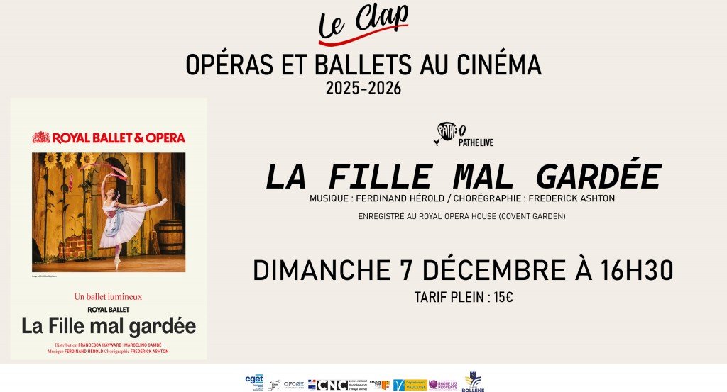 actualité Opéra/Ballets La Fille Mal Gardée