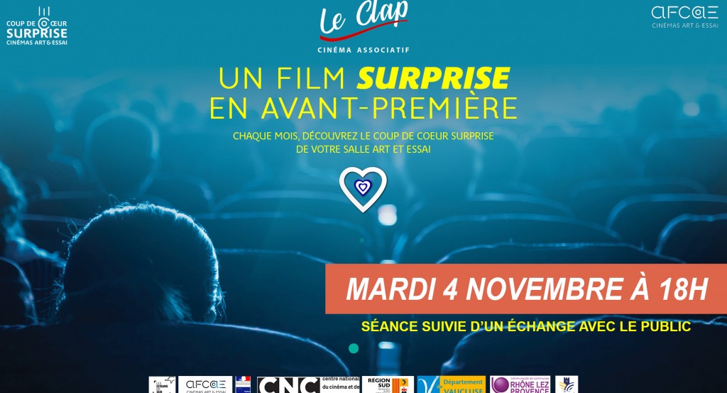 actualité Avant-Première Coup de Coeur AFCAE / Novembre