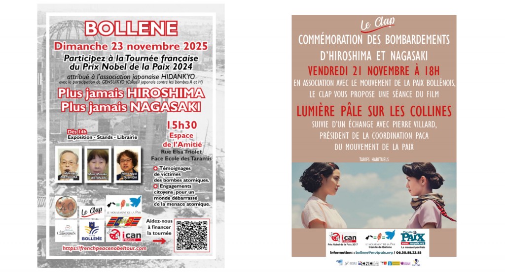 actualité Séance Mouvement de la Paix / Lumière Pâle Sur Collines