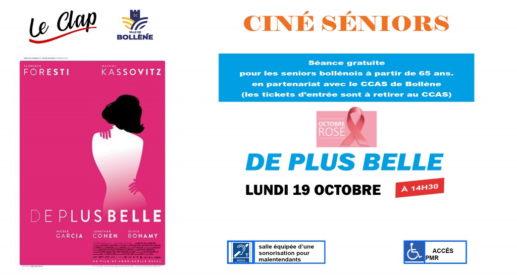 actualité Ciné-Séniors De Plus Belle