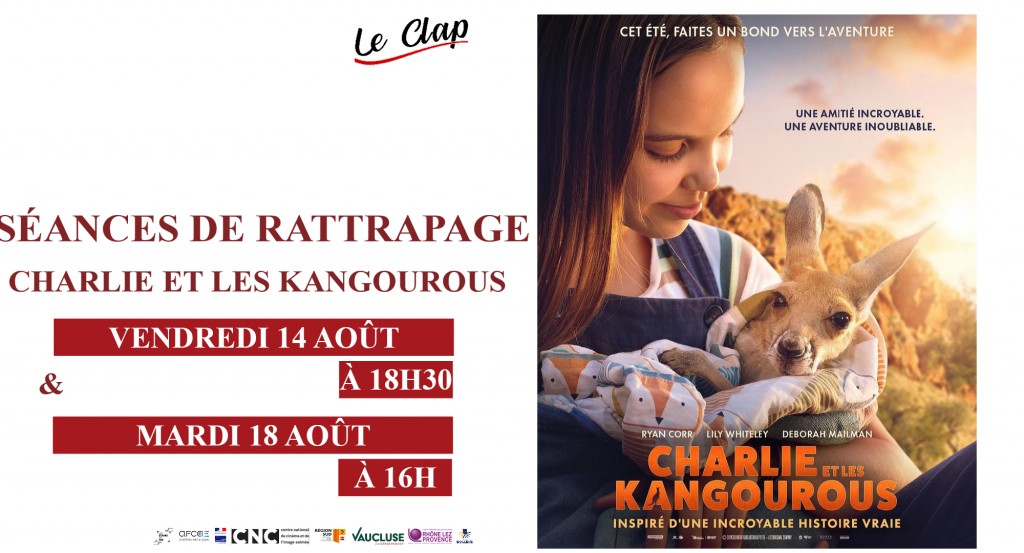 actualité Séances de Rattrapage / CHARLIE ET LES KANGOUROUS
