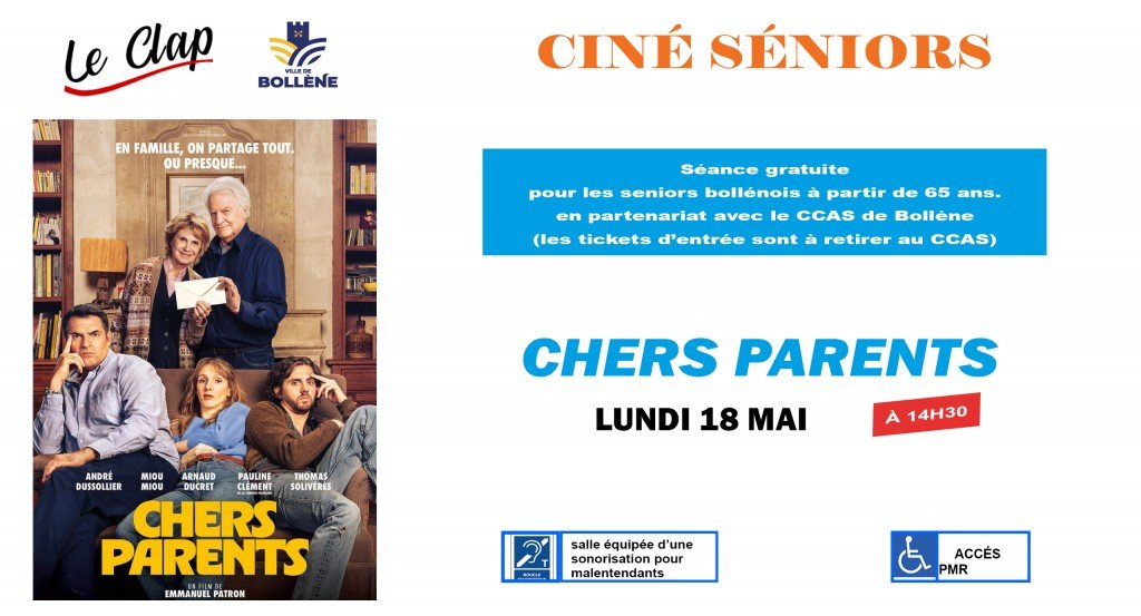 actualité Ciné-Seniors / Mai