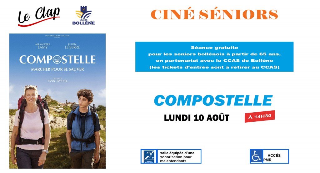actualité Ciné-Séniors Août / COMPOSTELLE