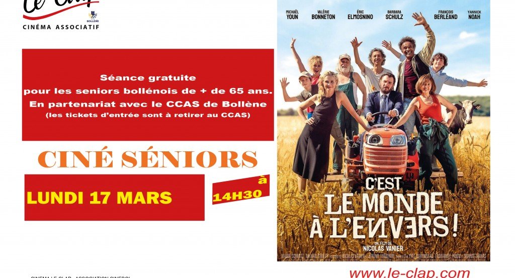 actualité Ciné-Seniors / C'est le Monde à l'Envers !