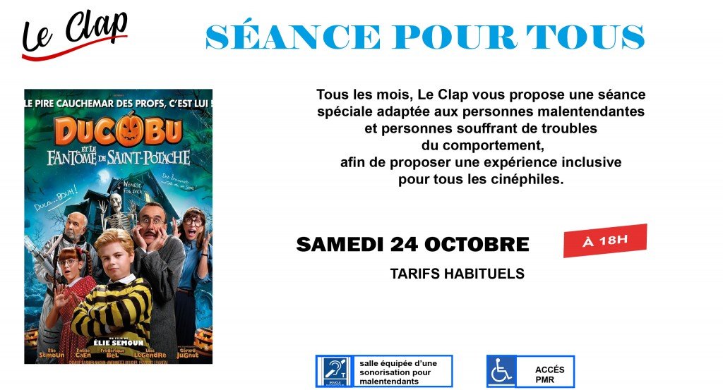 actualité SÉANCE POUR TOUS / DUCOBU ET LE FANTÔME DE SAINT-POTACHE