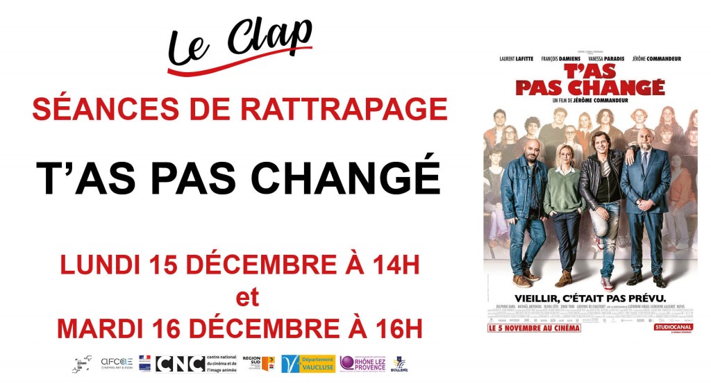 actualité Séances de Rattrapage / T'as Pas Changé