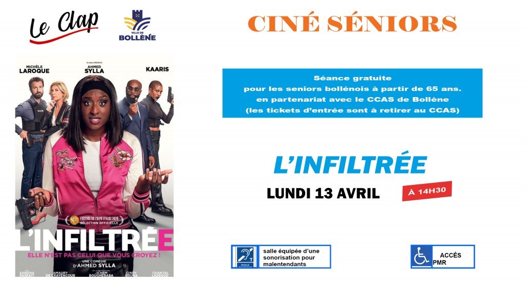 actualité Ciné-Seniors / Avril